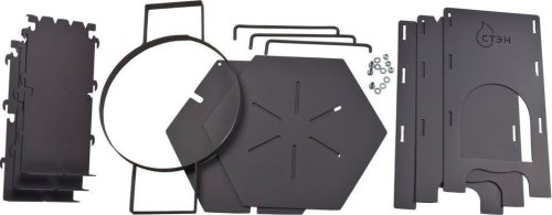 детальное фото печь стэн мангал-казан разборный с сумкой в интернет-магазине Дачный Эксперт