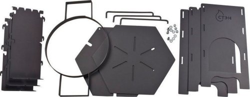 детальное фото печь стэн мангал-казан разборный с сумкой в интернет-магазине Дачный Эксперт