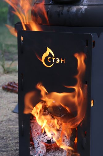 детальное фото печь стэн мангал-казан разборный с сумкой в интернет-магазине Дачный Эксперт